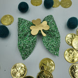 Sailor Bow (4") with Shamrock/Clover - Various - Sapphire-Passion