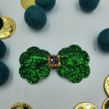Leprechaun / Clover Bow (3.5") - Various - Sapphire-Passion