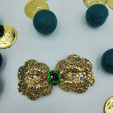 Leprechaun / Clover Bow (3.5") - Various - Sapphire-Passion