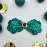 Leprechaun / Clover Bow (3.5") - Various - Sapphire-Passion