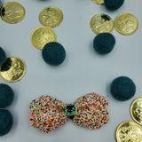 Leprechaun / Clover Bow (3.5") - Various - Sapphire-Passion