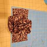 Turban Headband w/Blossom Flower (Baby) - Cheetah - Sapphire-Passion