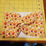 Scrunchie Headband (Kids) - Fall Leaves - Sapphire-Passion