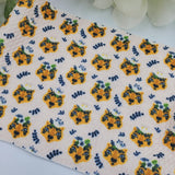 Scrunchie Headband (Kids) - Flower Crown Tiger - Sapphire-Passion