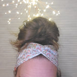 Turban Headband (Medium) - Christmas Rainbows