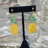 Pineapple Earrings (2")