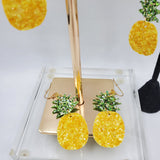 Pineapple Earrings (2")