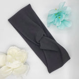 Turban Headband (Adult, L) - Black