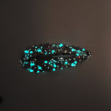 Snapclips (70mm) - Purple  Glow-In-The-Dark Glitter