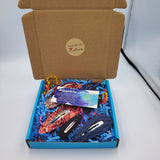 Snapclips (50mm) - Red Glitter