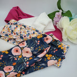 Turban Headband (Adult, L) - Blue Floral