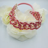 Link Headband (Adult) - Pink & Red Cheetah
