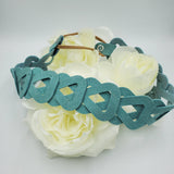 Link Headband (Adult) - Topaz Suede