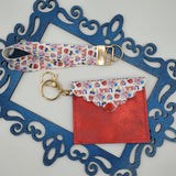 Scallop Card Holder - Sweet USA w/Red Patina