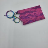Every Little Thing Envelope Wallet - Fuchsia Lace