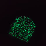 Jolie 2 Pocket Wallet - White Glitter Glow-In-The-Dark