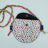 Toddler Cross Body Purse - Berries & Purple Sparkles - Sapphire-Passion