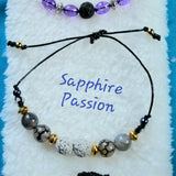 Aromatherapy Bracelets, Adjustable - Various Minimalist - Sapphire-Passion