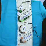 Aromatherapy Bracelets, Adjustable - Various Minimalist - Sapphire-Passion