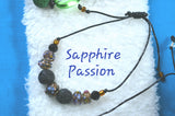 Aromatherapy Bracelets, Adjustable - Various Minimalist - Sapphire-Passion
