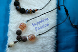 Aromatherapy Bracelets, Adjustable - Various Minimalist - Sapphire-Passion