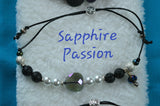 Aromatherapy Bracelets, Adjustable - Various, Solid Colors, Minimalist - Sapphire-Passion