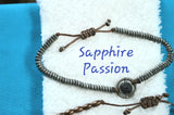 Men's Aromatherapy Bracelets, Adjustable - Various - Sapphire-Passion
