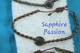 Men's Aromatherapy Bracelets, Adjustable - Various - Sapphire-Passion