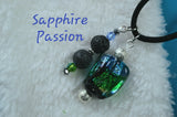 Aromatherapy Necklace & Charms - Various Minimalist - Sapphire-Passion
