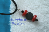 Aromatherapy Necklace & Charms - Various Minimalist - Sapphire-Passion