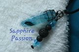 Aromatherapy Necklace & Charms - Various Minimalist - Sapphire-Passion