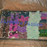 Snap Clips, Rectangle - Various I - Sapphire-Passion