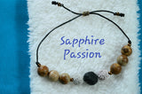 Aromatherapy Bracelets, Adjustable - Various Minimalist 1 - Sapphire-Passion