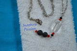 Aromatherapy Necklace & Charms - Various Minimalist - Sapphire-Passion