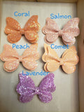 Butterfly Pinch Bows (2.75' & 3.5") - Various - Sapphire-Passion