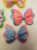 Butterfly Pinch Bows (2.75' & 3.5") - Various - Sapphire-Passion
