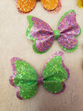 Butterfly Pinch Bows (2.75' & 3.5") - Various - Sapphire-Passion