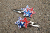Patriotic, Pigtails, Snap Clips,, Diva Bows, & Stars - Various - Sapphire-Passion