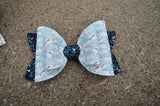 Diva Double Bow (5") - Various, 4th of July - Sapphire-Passion
