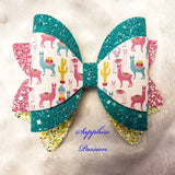 Llamas, Pink, Teal, & Yellow - Various - Sapphire-Passion