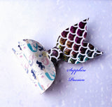 Mermaid Tail Bow - Various - Sapphire-Passion