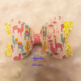 Llamas, Pink, Teal, & Yellow - Various - Sapphire-Passion