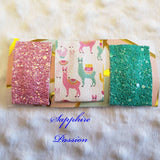 Llamas, Pink, Teal, & Yellow - Various - Sapphire-Passion
