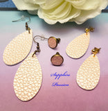 Pink Metallic Textured Faux Leather - Various - Sapphire-Passion