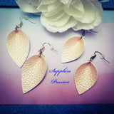 Pink Metallic Textured Faux Leather - Various - Sapphire-Passion