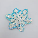 Snowflakes, Snap Clips - Various Blue & White (Diamond, Circle, and Star) - Sapphire-Passion