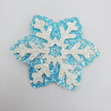 Snowflakes, Snap Clips - Various Blue & White (Diamond, Circle, and Star) - Sapphire-Passion