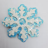 Snowflakes, Snap Clips - Various Blue & White (Diamond, Circle, and Star) - Sapphire-Passion