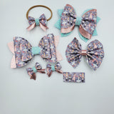 Nutcracker - Various, Metallic Rose Gold Wool Felt, Baby Blue Premium Chunky Glitter - Sapphire-Passion