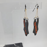 Customizable Swimmer & Team Swimsuit Dangle Earrings